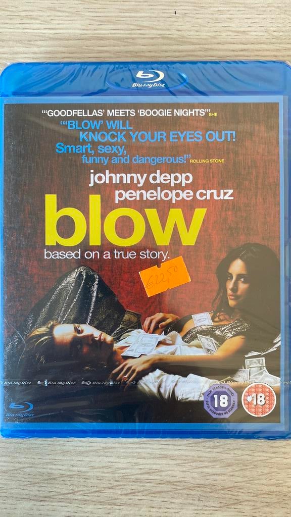 Blow blu ray NIEUW, Cd's en Dvd's, Blu-ray, Ophalen of Verzenden, Nieuw in verpakking, Thrillers en Misdaad