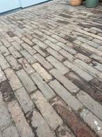 Oude waaltjes / gebakken klinkers handgevormd 200st (2 m²), Tuin en Terras, Tegels en Klinkers, Ophalen, Zo goed als nieuw, Klinkers