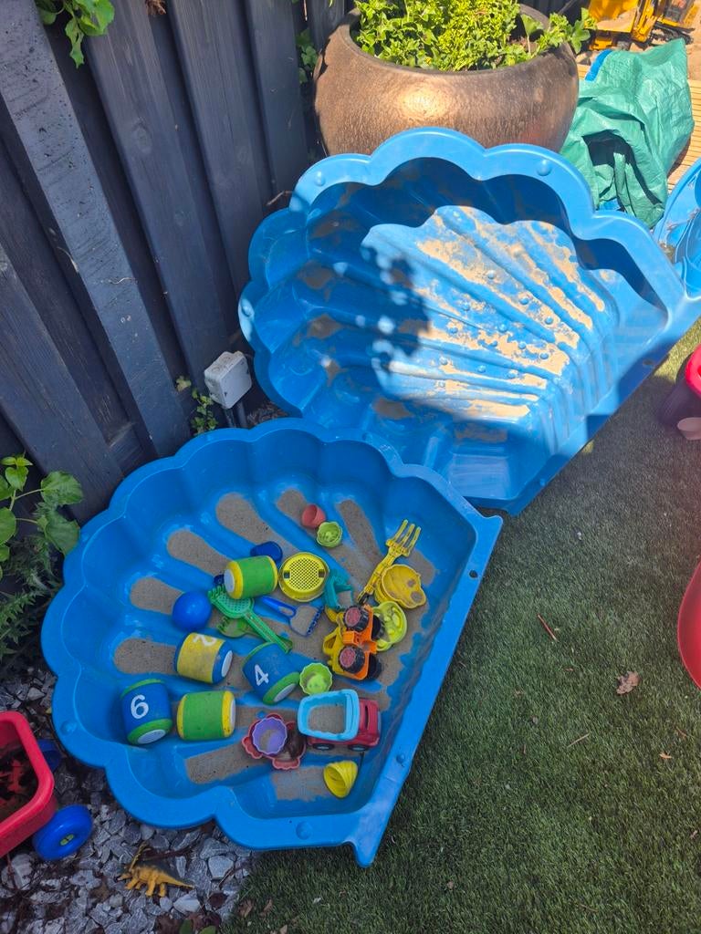 Zandbak schelp, Ophalen