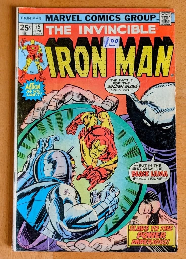Invincible Iron Man #75 Marvel comics 1975, Boeken, Strips | Comics, Eén comic, Ophalen of Verzenden, Gelezen, Amerika