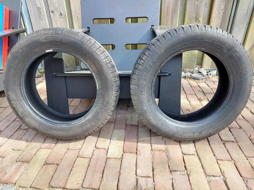 2 banden Kargomax ST4000 145/70 R13 voor aanhangwagen., Ophalen of Verzenden, Gebruikt