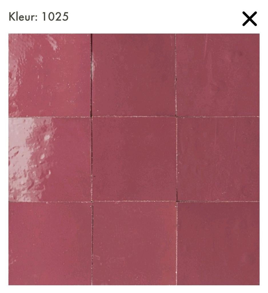 Mosaic Factory Zellige Tegels Nr. 1025, Ophalen, Nieuw, Minder dan 20 cm, Minder dan 20 cm