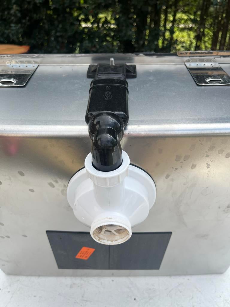 Strakke RVS Spoelbak voor Keuken, Camper of Chalet, Zilver, Ophalen of Verzenden, Metaal, Overige typen