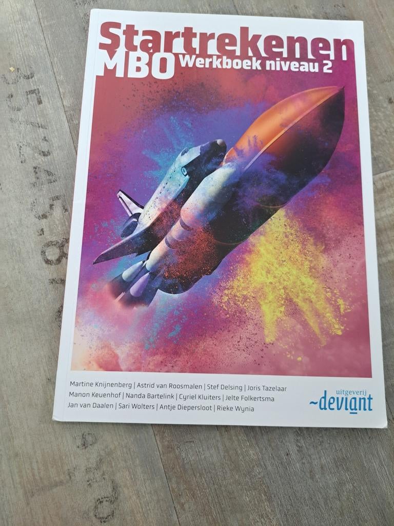 Jelte Folkertsma - Studiereader Startrekenen MBO niv. 2 ECK, Boeken, Ophalen of Verzenden, Zo goed als nieuw, Martine knijnenberg