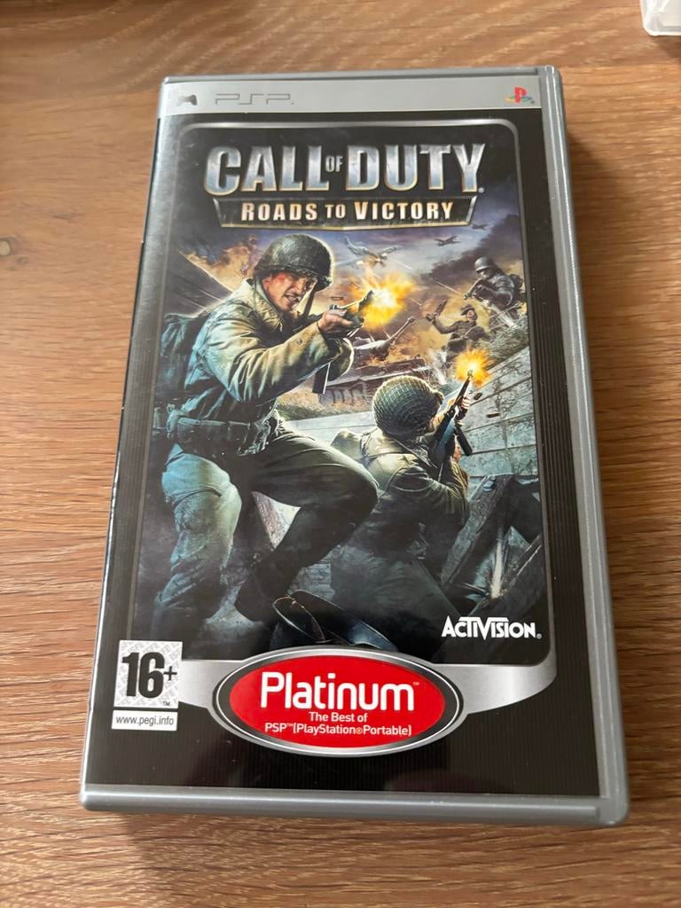 Call of Duty: Roads to Victory PSP Platinum, Spelcomputers en Games, Ophalen, Shooter, 1 speler, Zo goed als nieuw