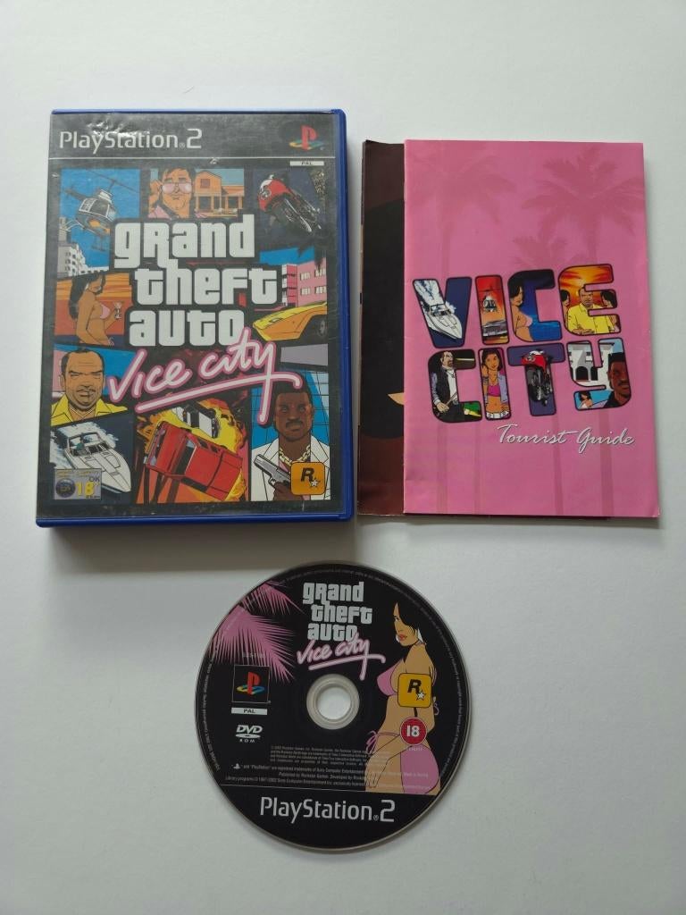 Playstation 2 (PS2) - Grand Theft Auto Vice City, Avontuur en Actie, Vanaf 18 jaar, 1 speler, Ophalen of Verzenden