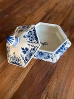 Delfts blauw aardewerk schaal met deksel, Antiek en Kunst, Ophalen of Verzenden
