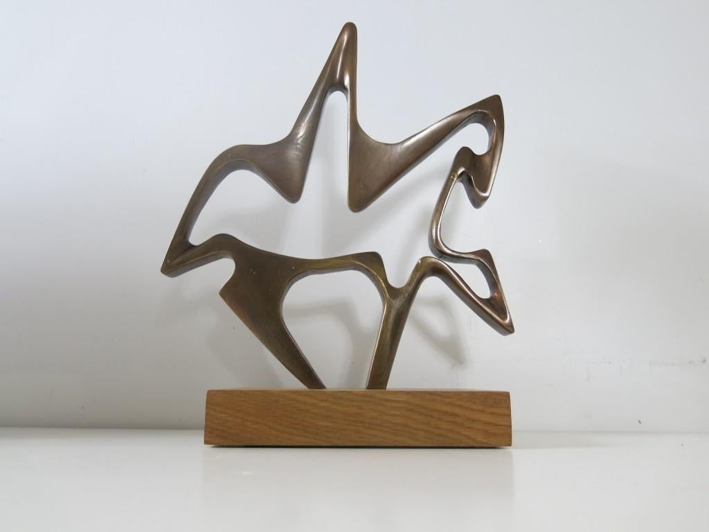 Messing beeld paard stijl van Henning Koppel Georg Jensen, Ophalen of Verzenden