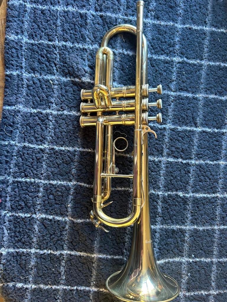 Antoine Courtois model 520, Ophalen, Gebruikt, Bes-trompet, Met koffer