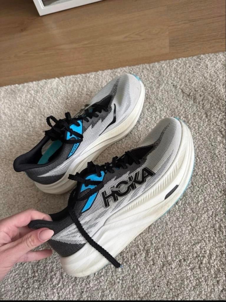 Hoka Rocket X3 hardloopschoenen - maat 41 1/3, Overige merken, Hardloopschoenen, Ophalen of Verzenden, Zo goed als nieuw
