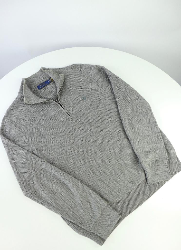 Ralph Lauren trui met kwart rits - M, Maat 48/50 (M), Ralph Lauren, Ophalen of Verzenden, Zo goed als nieuw