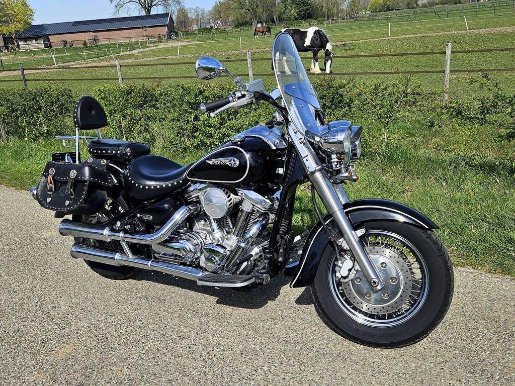 YAMAHA XV 1600 WILDSTAR 2000 Zijtassen Rugsteun Bagagerek, Motoren, Motoren | Yamaha, 2 cilinders, 1600 cc, Motorrijbewijs A, Onbekend