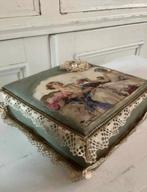 Handgemaakt doosje brocante, Ophalen of Verzenden