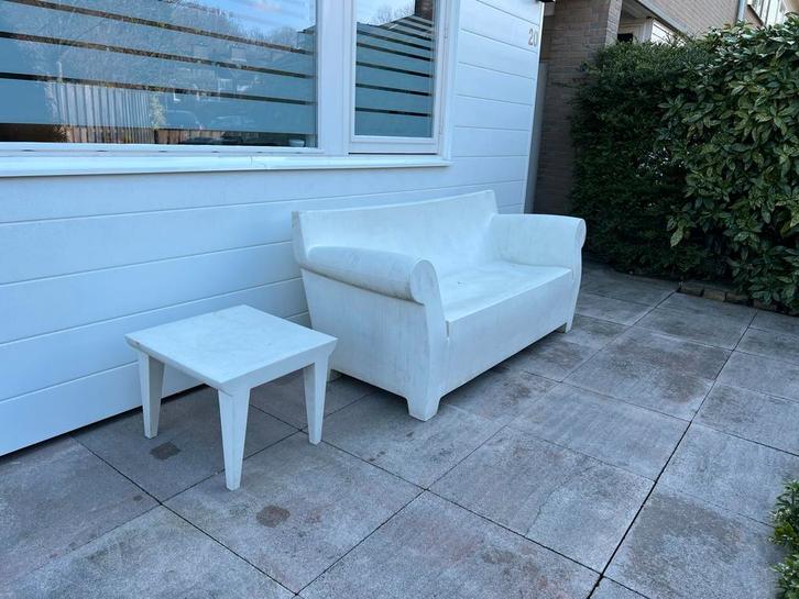 Kartell Bubble Club Bank en Tafel - Design Set, Tuin en Terras, Tuinbanken, Gebruikt, Kunststof, Ophalen