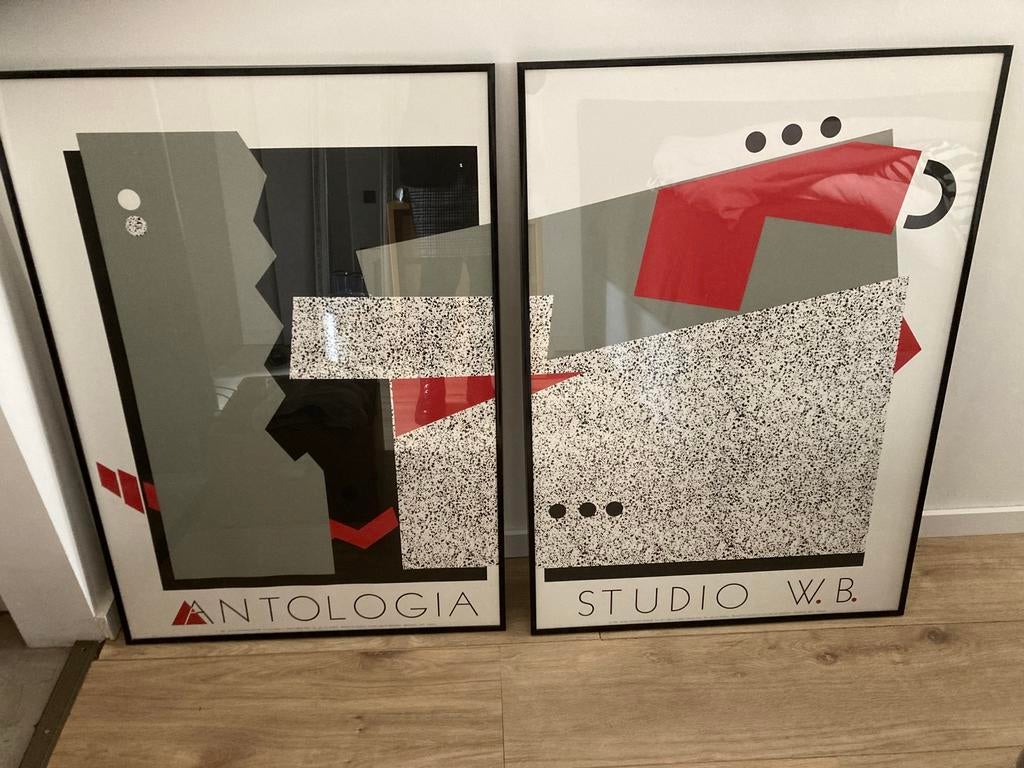 2 zeefdrukken, Ophalen, Minder dan 50 cm, Zo goed als nieuw, Minder dan 100 cm