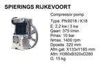 Compressor pomp Shamal  k11 k18 k25 k28 k30 k50 k60 k100, Niet ingevuld, Niet ingevuld, Nieuw, Ophalen of Verzenden