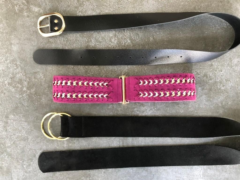 3 riemen, Kleding | Dames, Riemen en Ceinturen, Overige kleuren, 3 tot 5 cm, Verzenden, 90 tot 100 cm