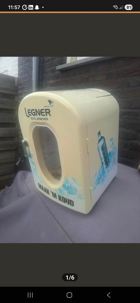 Legner Jenever Mini Koelkast - Draagbaar en Compact, Ophalen of Verzenden, Gebruikt
