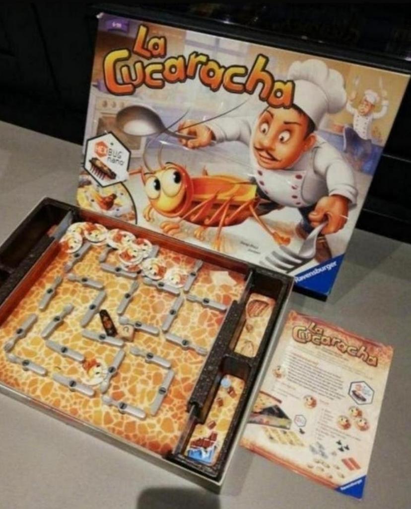 La cucaracha, leuk bordspel, Hobby en Vrije tijd, Gezelschapsspellen | Bordspellen, Een of twee spelers, Ophalen of Verzenden