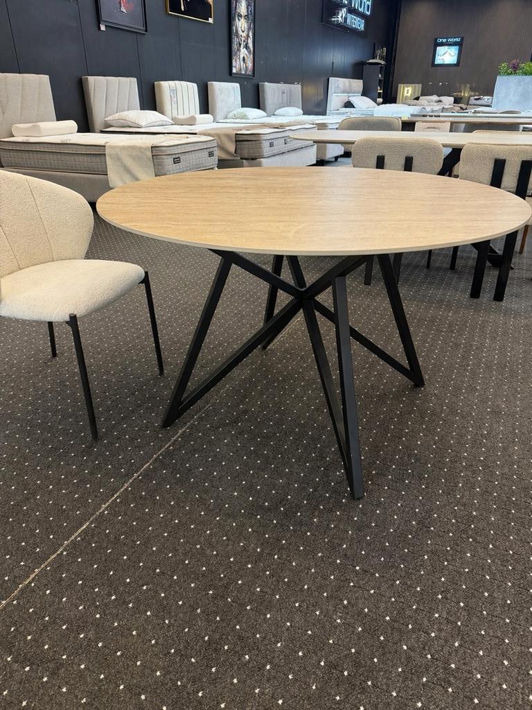 Eettafel Romano Travertin 120x75cm - Nieuw in doos, Overige materialen, 100 tot 150 cm, Rond, Nieuw