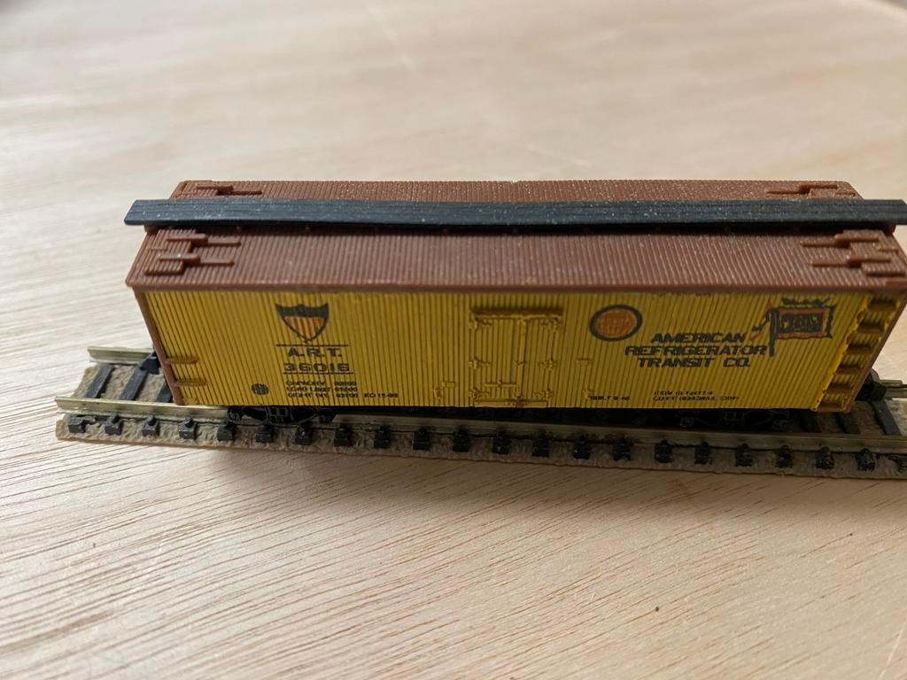 Amerikaanse goederen wagon N Spoor, Overige merken, Gelijkstroom, Wagon, Ophalen of Verzenden