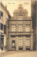 Zwolle, Karel V Huis, klokgevel, fiets, Verzenden, 1920 tot 1940, Ongelopen, Overijssel