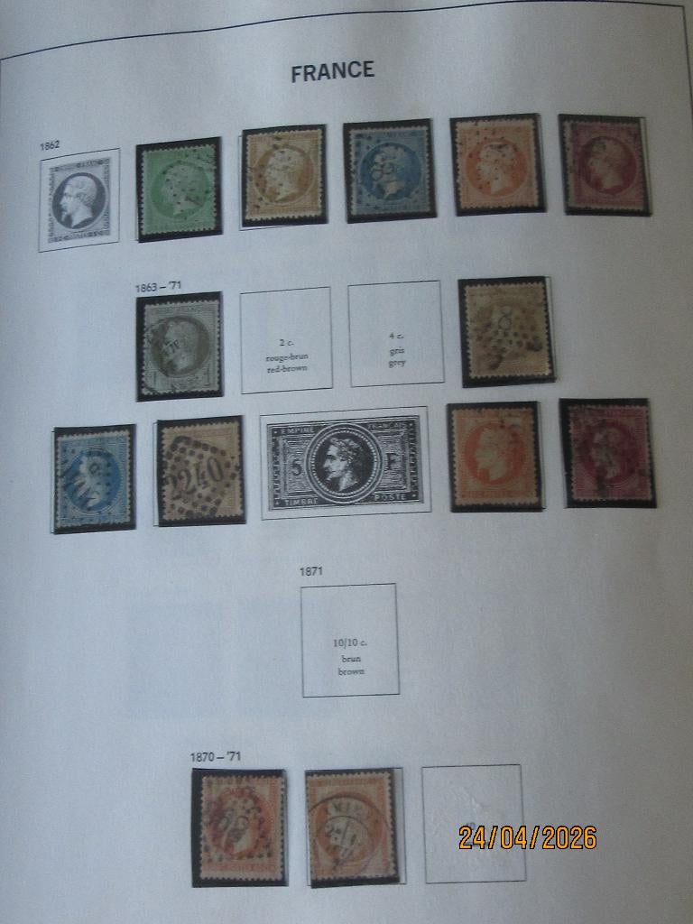 Nico Verzameling Frankrijk tm jaar 1979, Ophalen of Verzenden, Buitenland