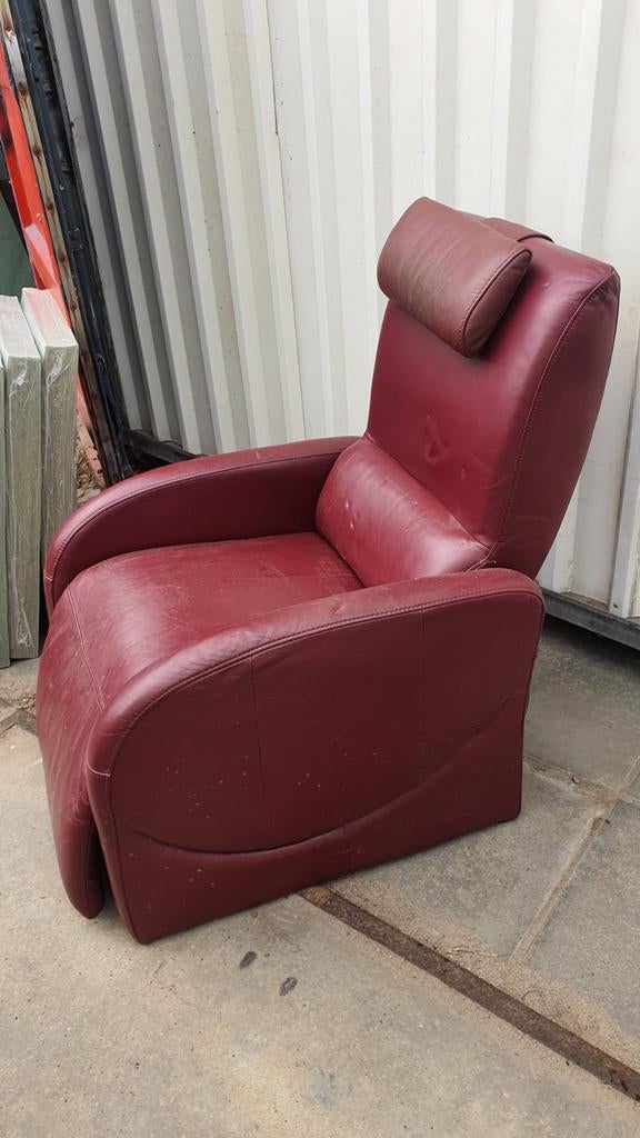 Bijna gave Prominent relax fauteuil, Huis en Inrichting, Fauteuils, Ophalen, Minder dan 75 cm, 50 tot 75 cm