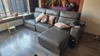 GRATIS Leren hoekbank met elektrische relaxfunctie, Huis en Inrichting, Banken | Bankstellen, Ophalen, 250 tot 300 cm, Gebruikt