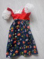 Vintage Barbie jurkje Floral Peasant Dress jaren 70, Ophalen of Verzenden, Gebruikt, Kleertjes