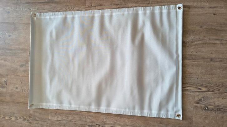 Raamdoeken van screendoek met tourniquet, Huis en Inrichting, Stoffering | Gordijnen en Lamellen, Zo goed als nieuw, Minder dan 100 cm