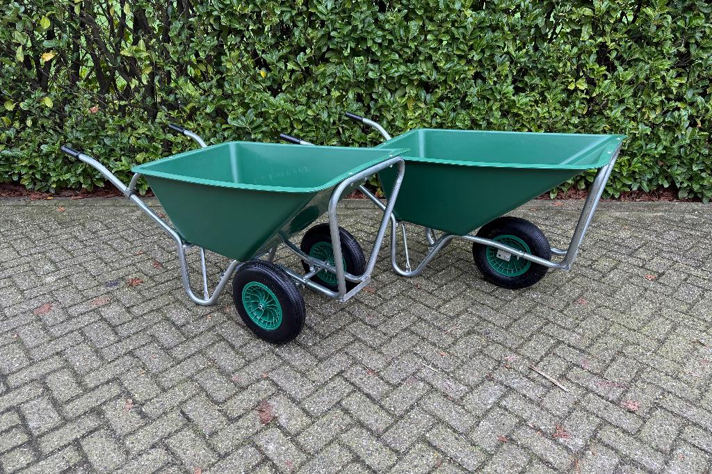 Kruiwagen 2 wielen 170 ltr + antilek bnd Nieuw STUNTPRIJS, Ophalen, Nieuw, Handmatig, Eenwielig