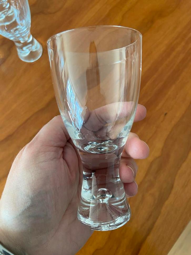 Iittala Tapio rode wijnglazen - Set van 6, Antiek en Kunst, Antiek | Glas en Kristal, Ophalen of Verzenden