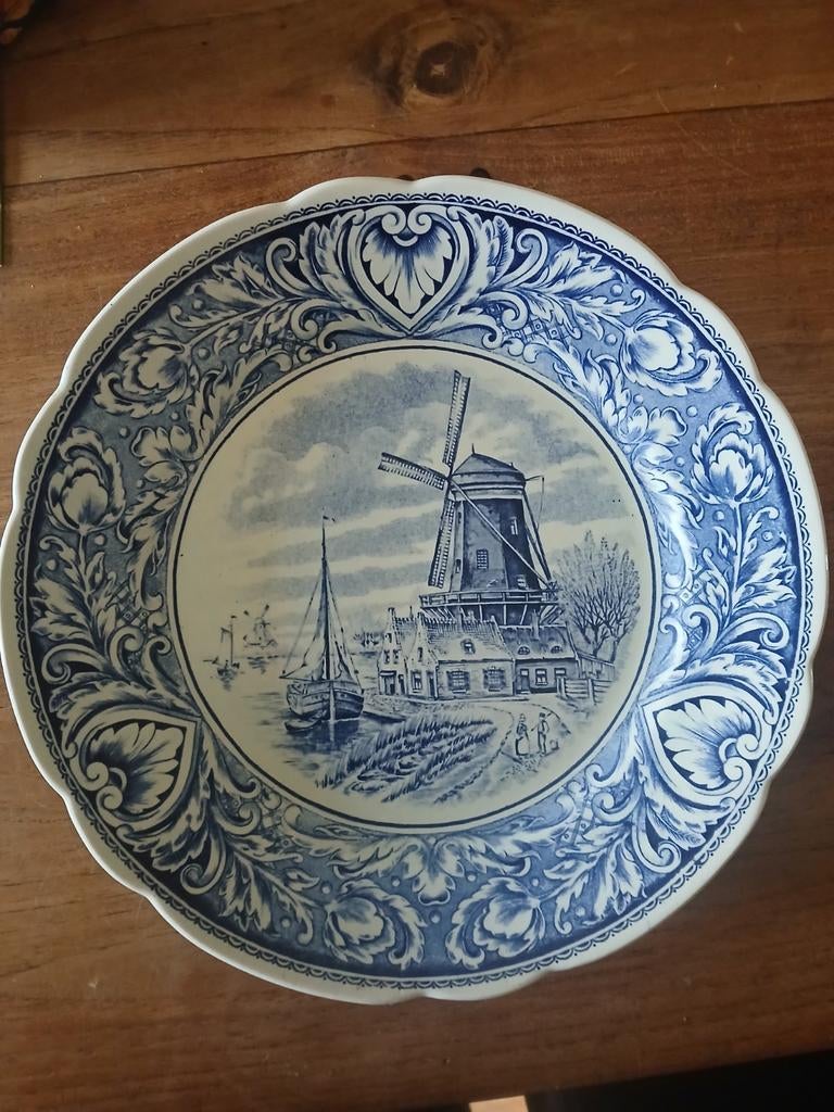 Mooi delfts blauw bord, Ophalen