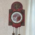 Wandklok met gewichten boxmeerse stoelklok, Ophalen of Verzenden