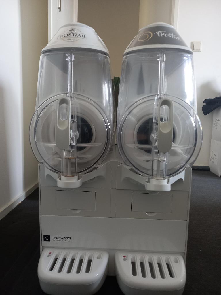 IJSMACHINE SLUSHPUPPY 2X10 LTR SNOW, Ophalen of Verzenden, Gebruikt