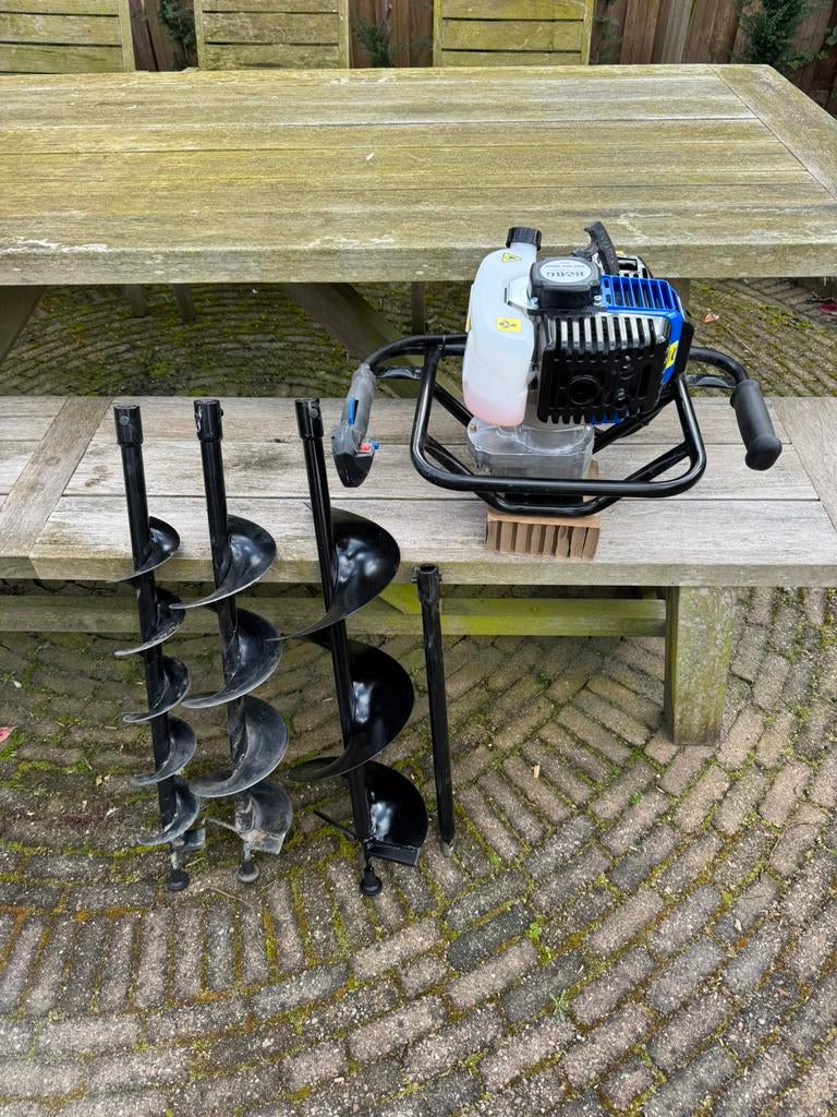 Grondboor te huur – vanaf €20,- per dag, Ophalen of Verzenden, Zo goed als nieuw, Grondboor