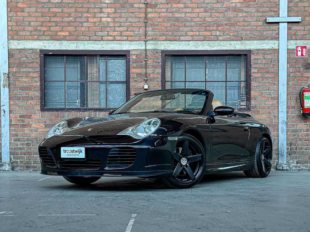 Porsche 911 Carrera Cabriolet 3.6 996 320pk 2004 HANDGESCHAK, Gebruikt, Cabriolet, Overige brandstoffen, Bedrijf