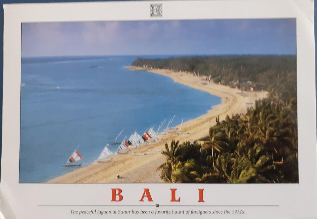 Ansichtkaart Indonesie Bali, Ophalen of Verzenden, 1980 tot heden, Gelopen, Buiten Europa