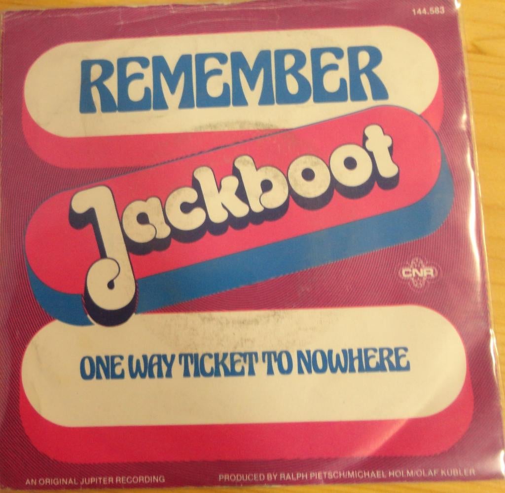 Jackboot > Remember, Gebruikt, 7 inch, Single, Ophalen of Verzenden
