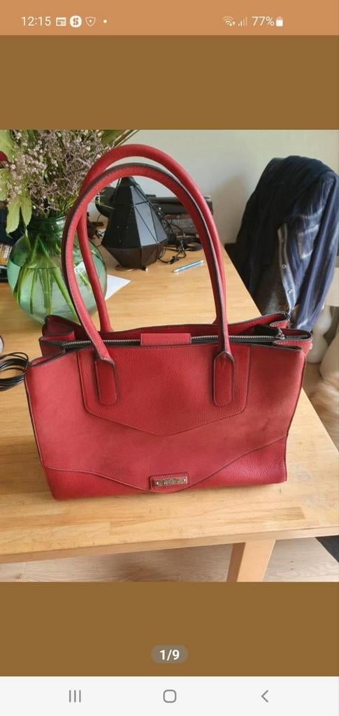 Stijlvolle Rode Handtas - S. Oliver  nieuw, Sieraden, Tassen en Uiterlijk, Tassen | Damestassen, Ophalen of Verzenden, Nieuw, Rood