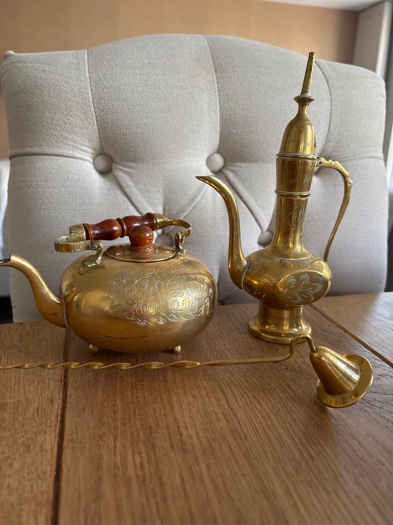 Antiek Koper setje, Antiek en Kunst, Ophalen of Verzenden, Koper