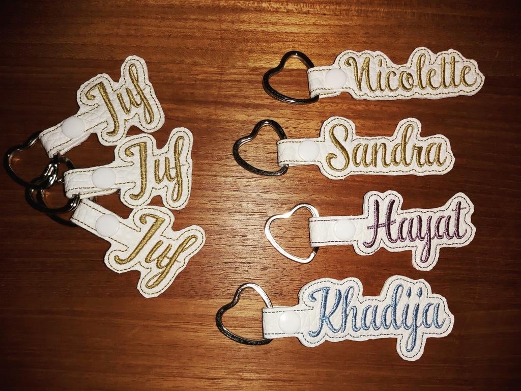 Gepersonaliseerde sleutelhanger - Bedankje juf/meester, Ophalen of Verzenden, Nieuw, Overige typen