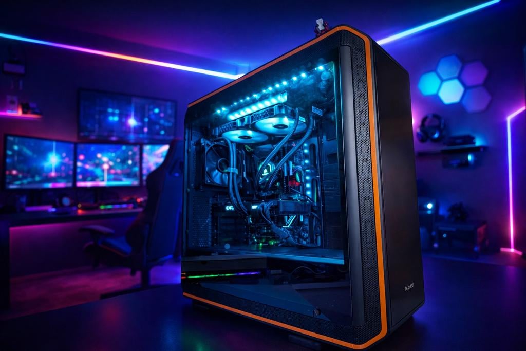 RGB GAME PC - INTEL I7 - GTX 1080 - 32GB - 1,5 TB - WIN 11, Computers en Software, Desktop Pc's, Ophalen, BE QUIET, INTEL, NVIDIA, EVGA, CORSAIR,