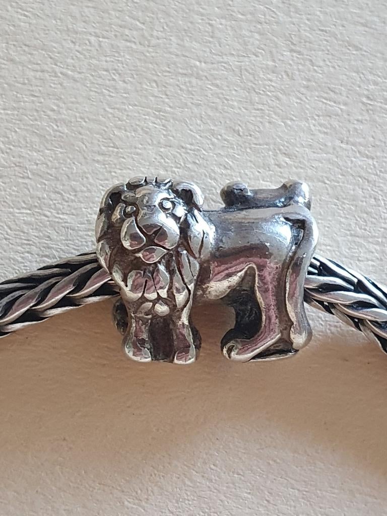 Trollbeads Leeuw Leeuwin, Sieraden, Tassen en Uiterlijk, Bedels, Ophalen of Verzenden, Nieuw, Zilver, Trollbeads