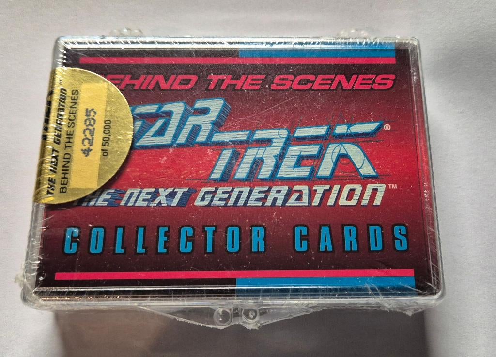 Star Trek TNG Behind the Scenes Collector carrd set (sealed), Verzamelen, Ophalen of Verzenden, Nieuw, Tv, Foto of Kaart