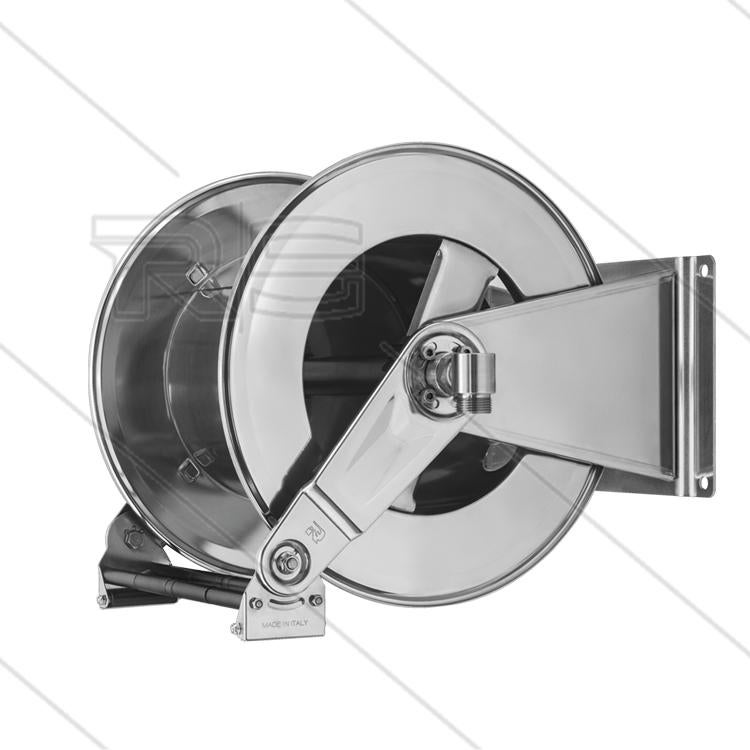 RVS Slanghaspel Automatisch 18m met Venster, Verzenden