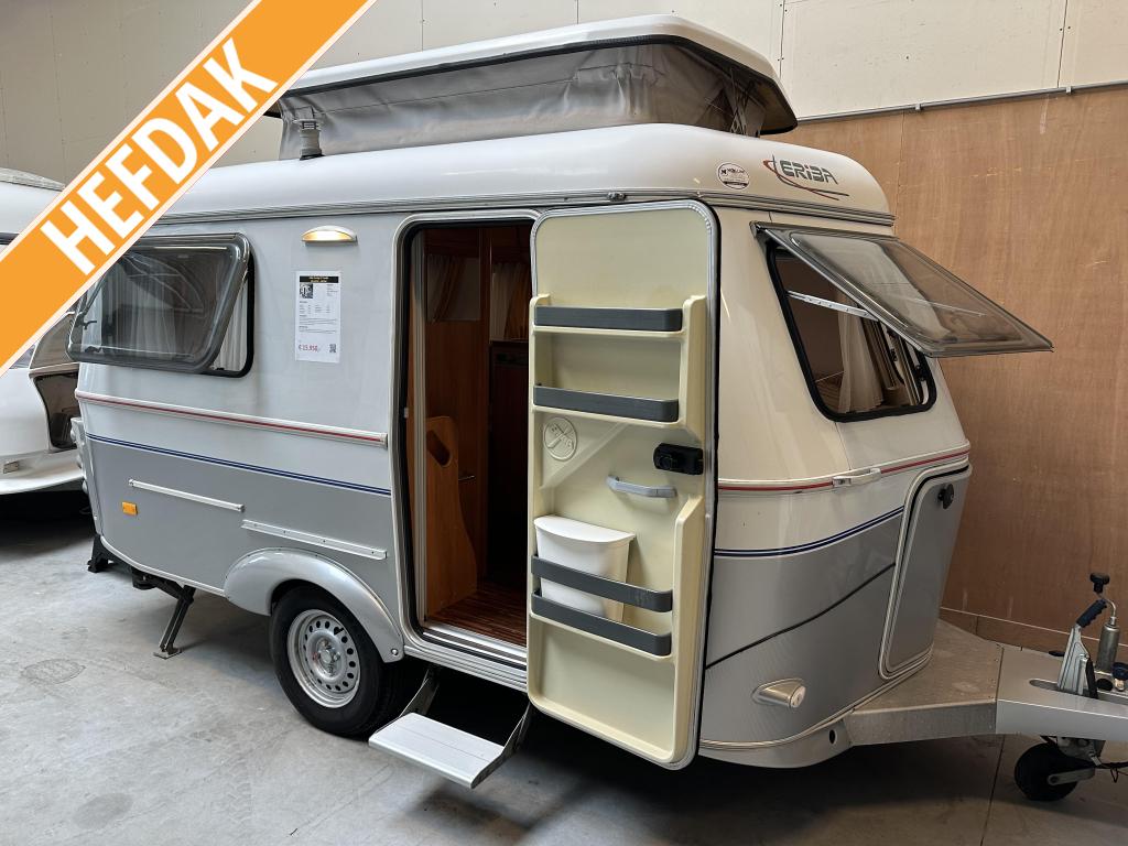 ERIBA TOURING 310GT LUIFEL - HEFDAK - NIEUWSTAAT!, Caravans en Kamperen, Caravans, Standaardzit, Bedrijf, Tot en met 3, 500 - 750 kg