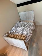 Kinderbed met lattenbodem en matras met kast, Gebruikt, 70 tot 85 cm, Ophalen of Verzenden, Lattenbodem