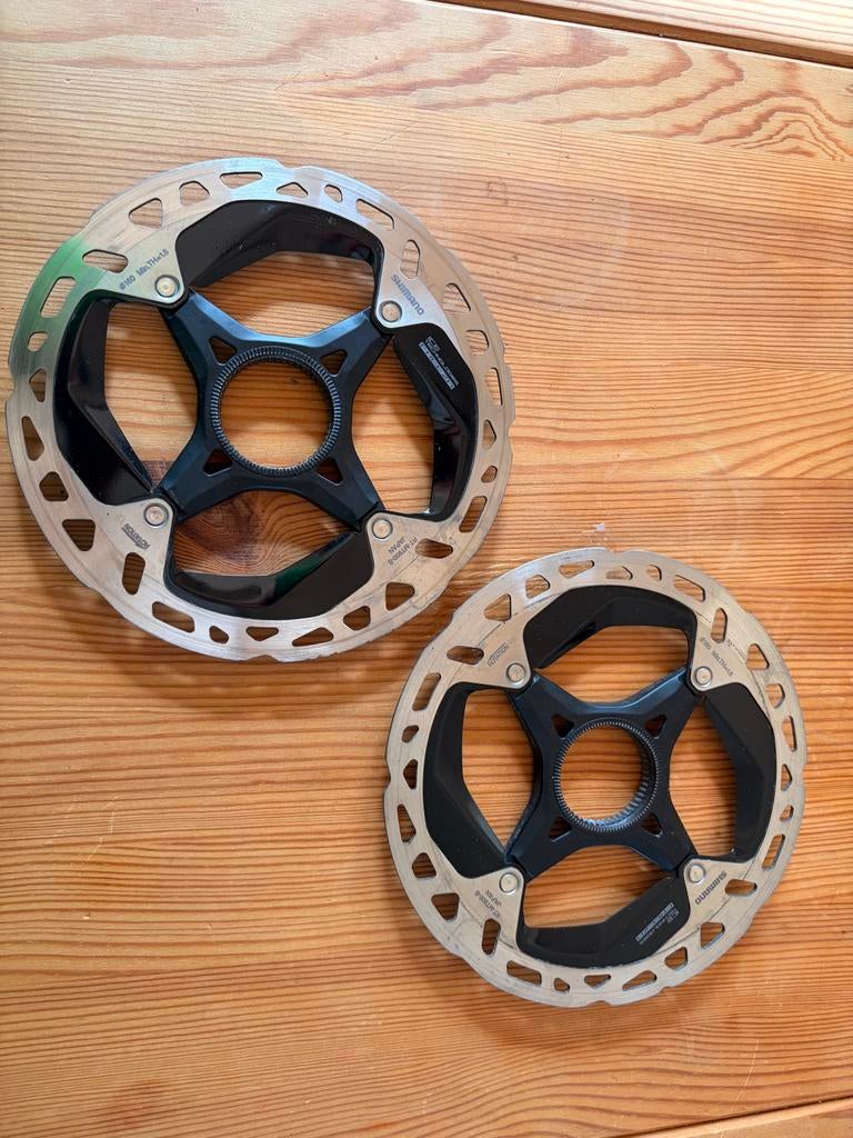 Shimano XTR 160mm Remschijven (Set van 2), Ophalen of Verzenden, Zo goed als nieuw, Mountainbike, Overige typen